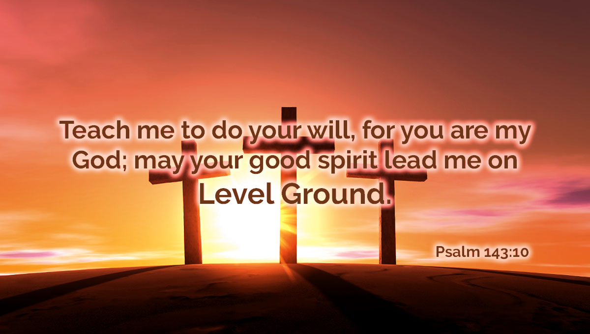 level ground
